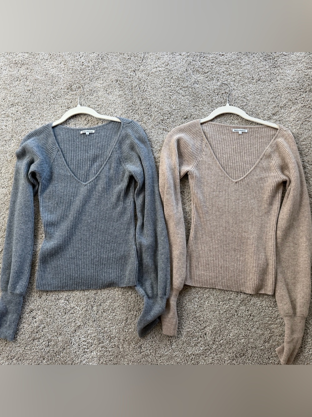 Reformation cashmere sweaters